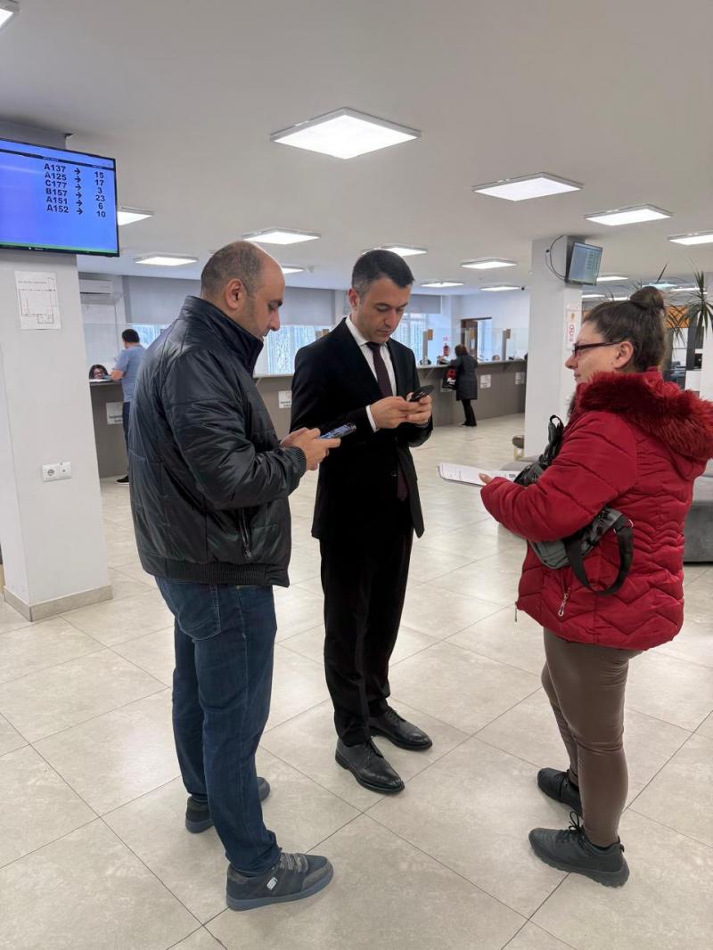 Պատահական այց կոմիտեի «Կենտրոն» սպասարկման գրասենյակ