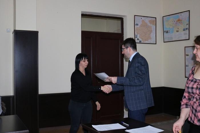 Հանձնվեցին հավաստագրեր Հանձնվեցին հավաստագրեր